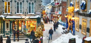 Celebra las fiestas decembrinas en Québec